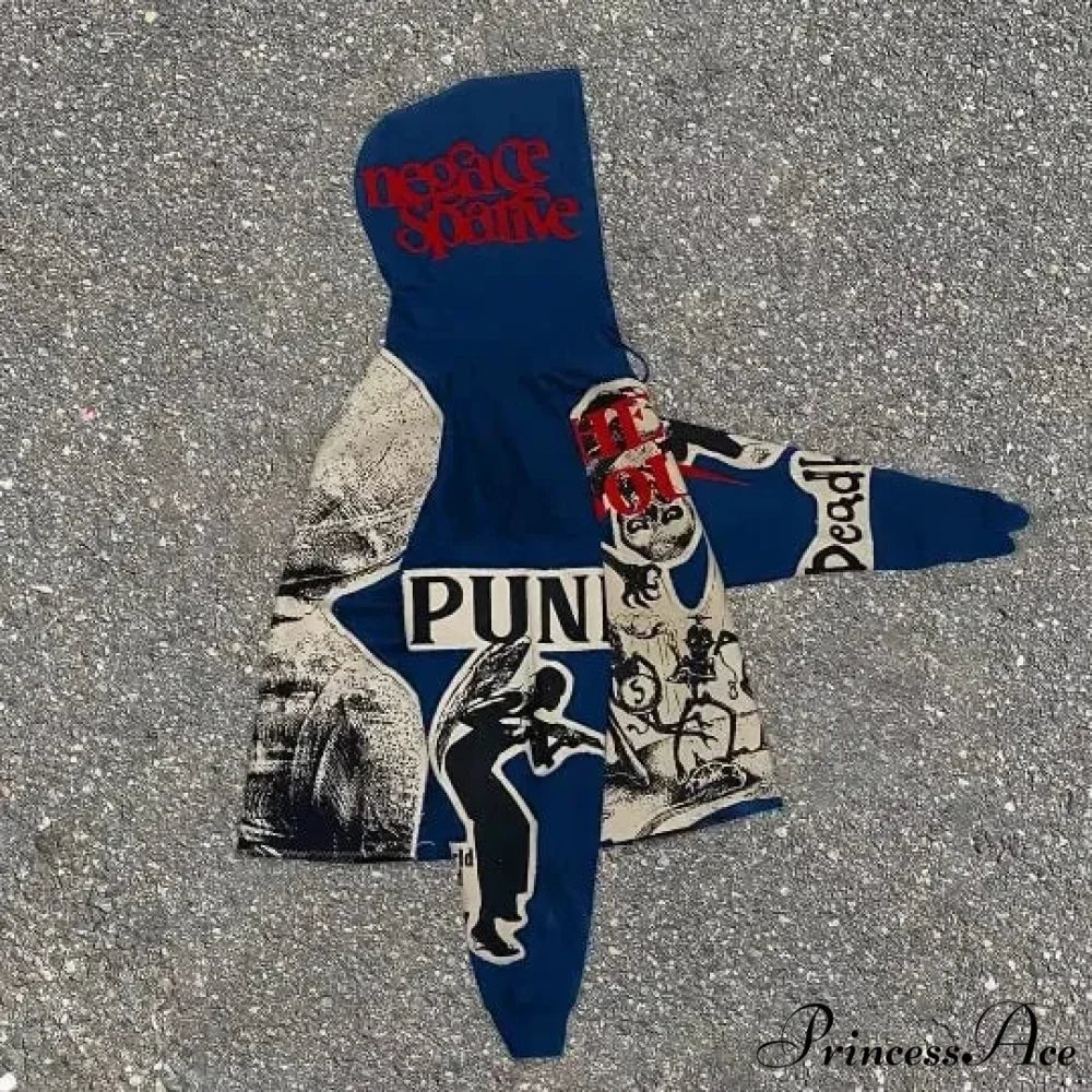 Rebellious Mummy Design Baggy Hoodie hoodies-241228