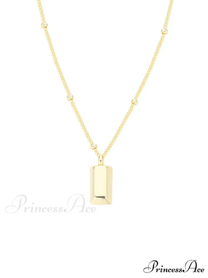 Rectangular Bar Necklace