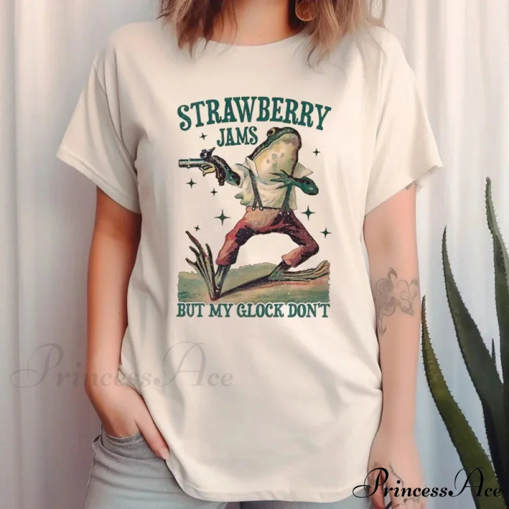 Red Jellies Meme T-shirt Khaki / S t-shirt-250223