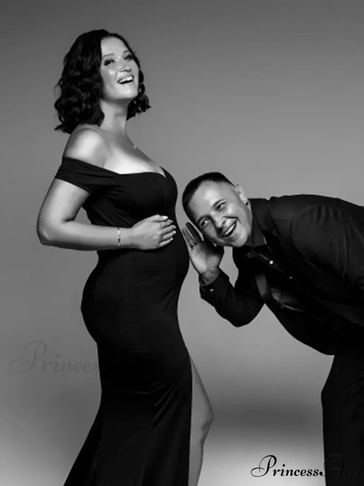 Red Off Shoulder Mermaid Bodycon Split Christmas Party Dress