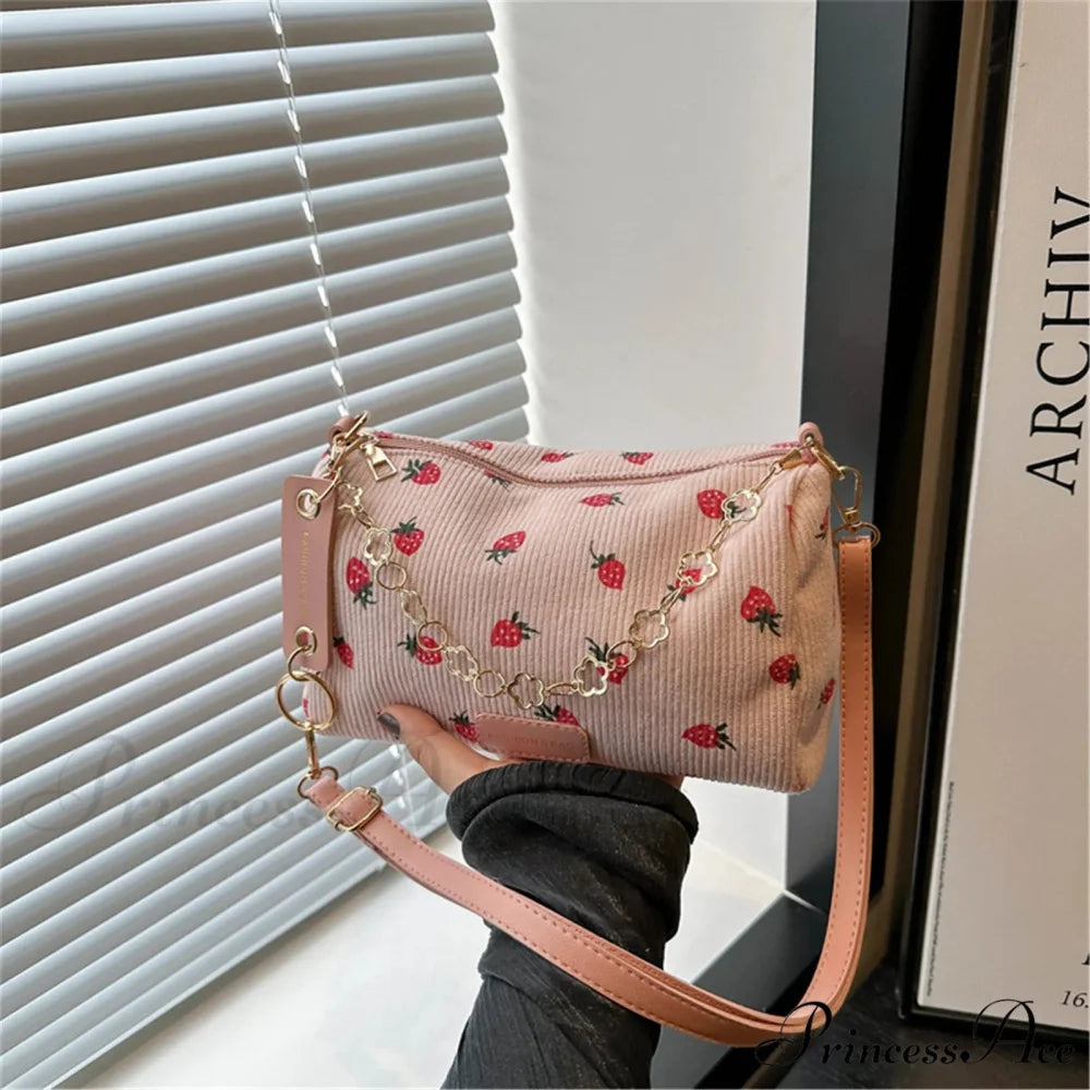 Red Velvet Small Crossbody Pink crossbody-250126
