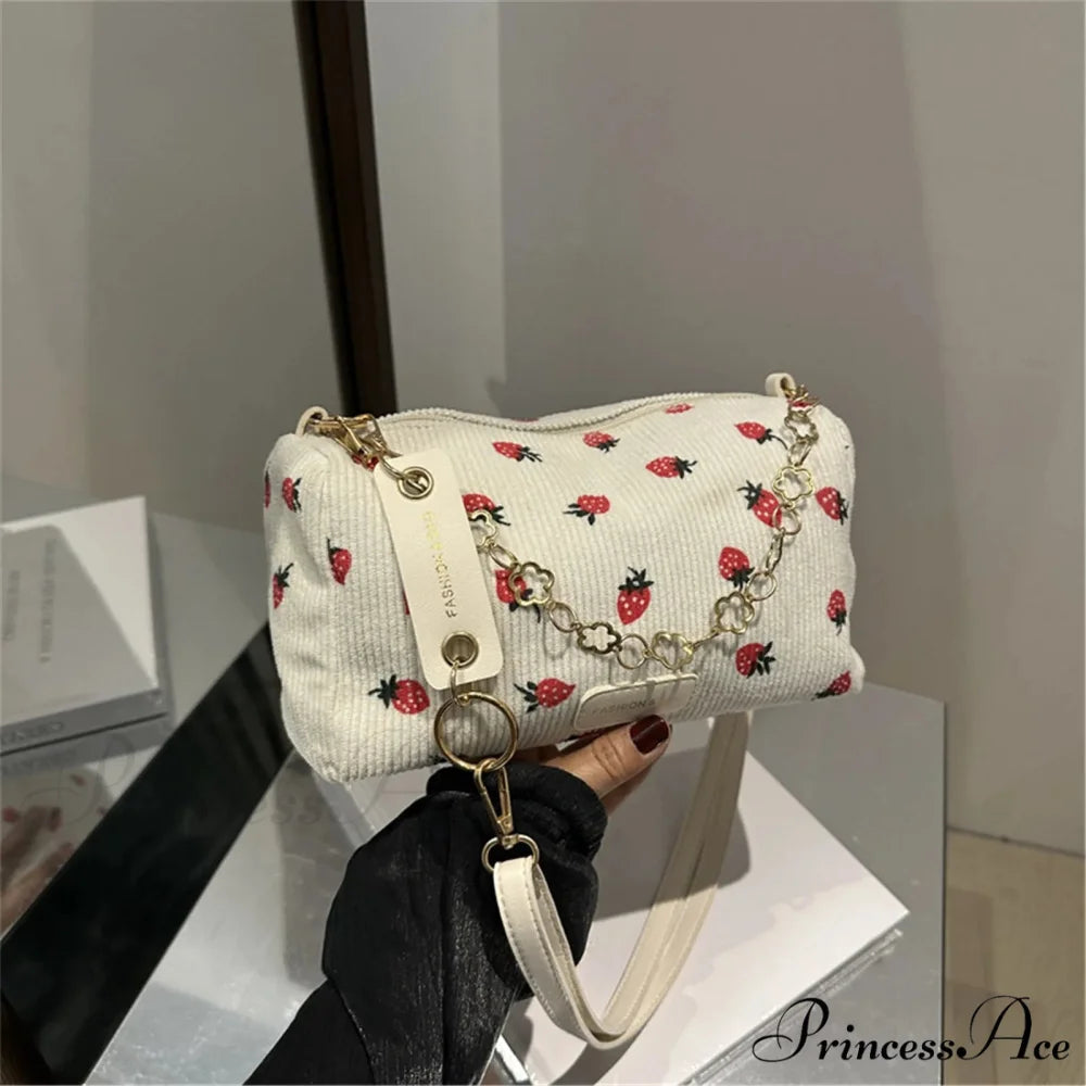 Red Velvet Small Crossbody White crossbody-250126