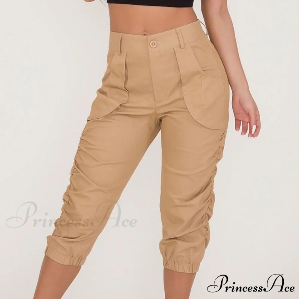 Relaxed-fit Cargo Capri Pant