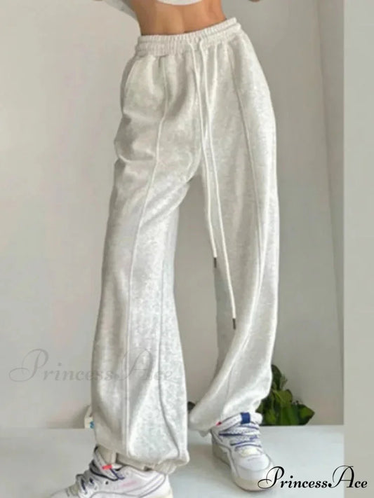 Retro 2000s Baggy Jogger Trousers pants-241228