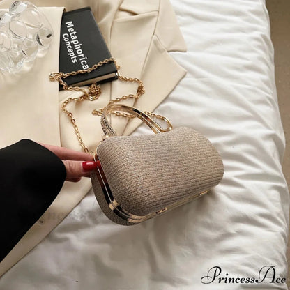 Retro Chain Evening Shoulder Clutch Bag clutchbag-250126