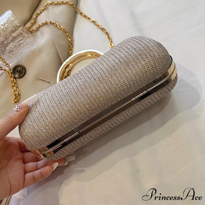Retro Chain Evening Shoulder Clutch Bag clutchbag-250126