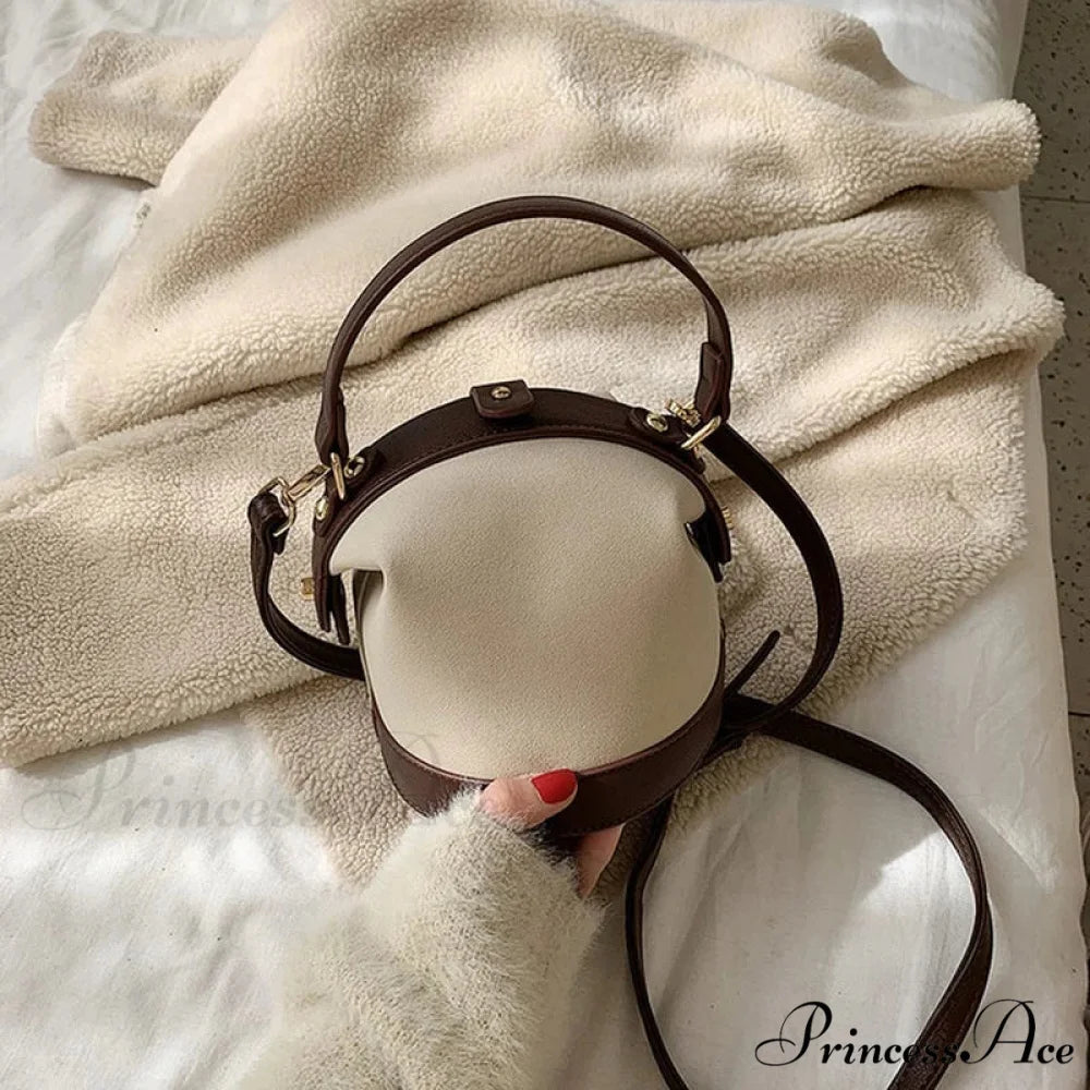 Retro Style Woman Bucket Shoulder Purse 1 handbag-250126