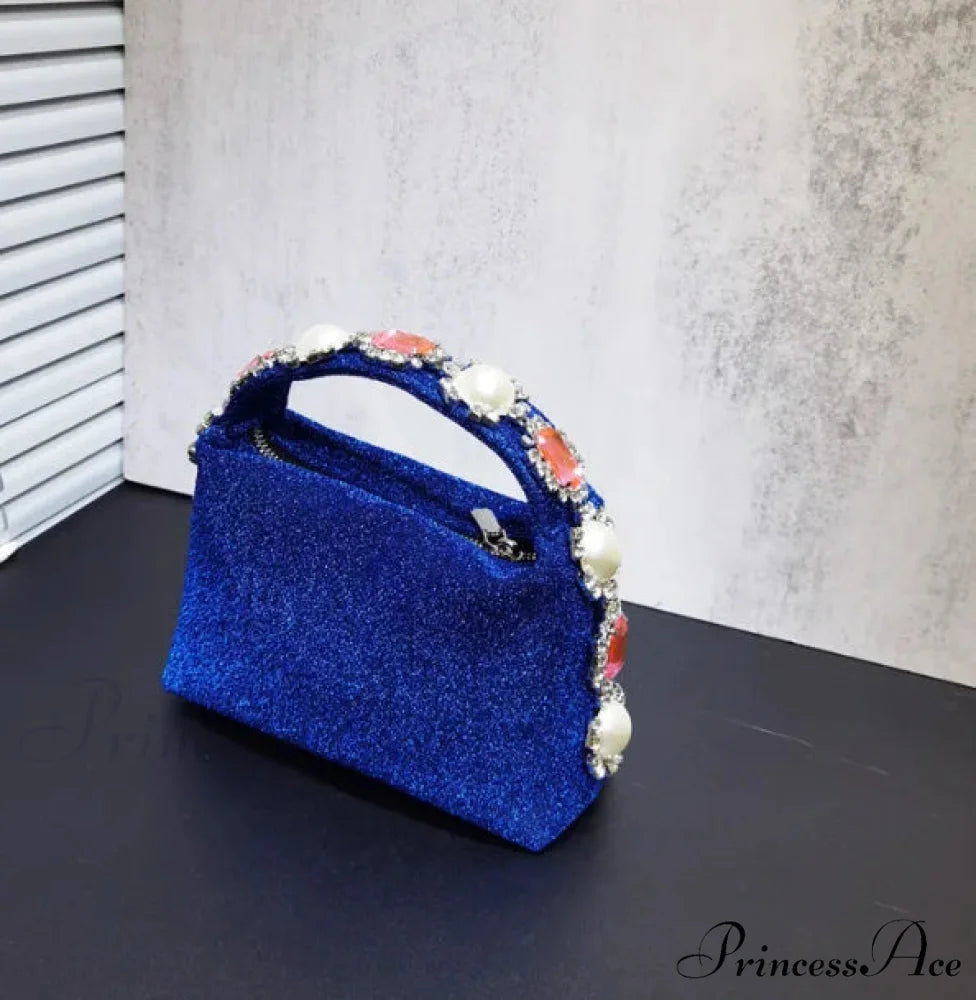 Rocks Silk Mobile Purse Wristlet blue 2 wristlet-250126