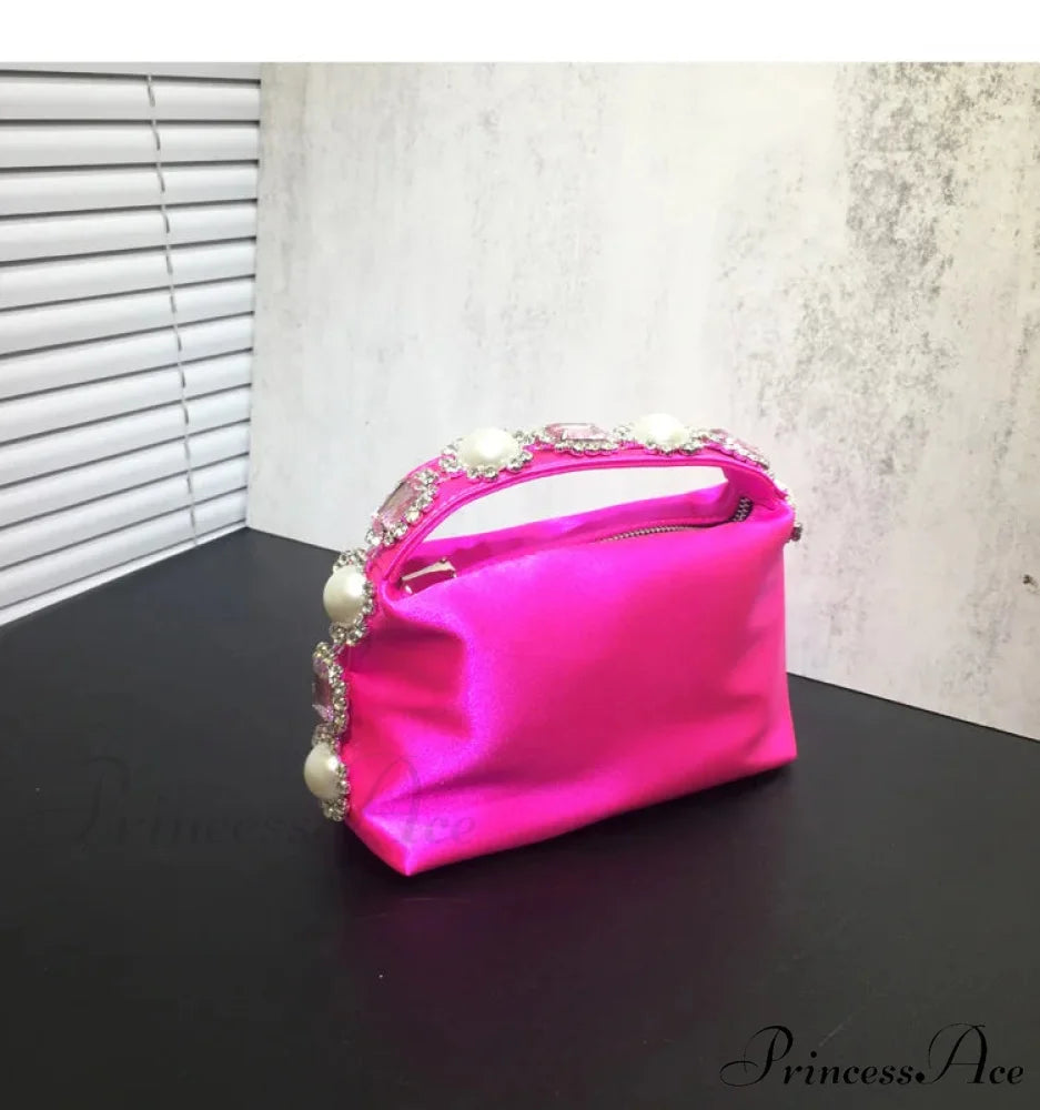 Rocks Silk Mobile Purse Wristlet fushia wristlet-250126