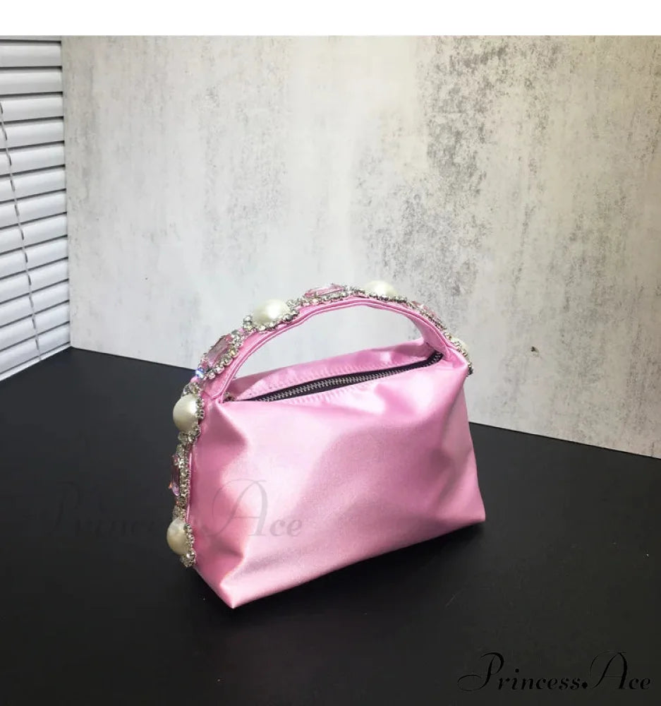 Rocks Silk Mobile Purse Wristlet pink 1 wristlet-250126