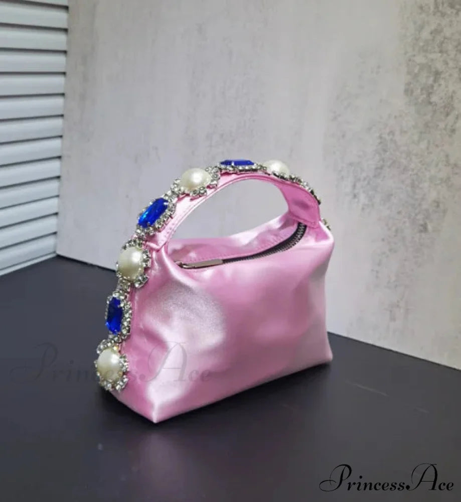 Rocks Silk Mobile Purse Wristlet pink 2 wristlet-250126