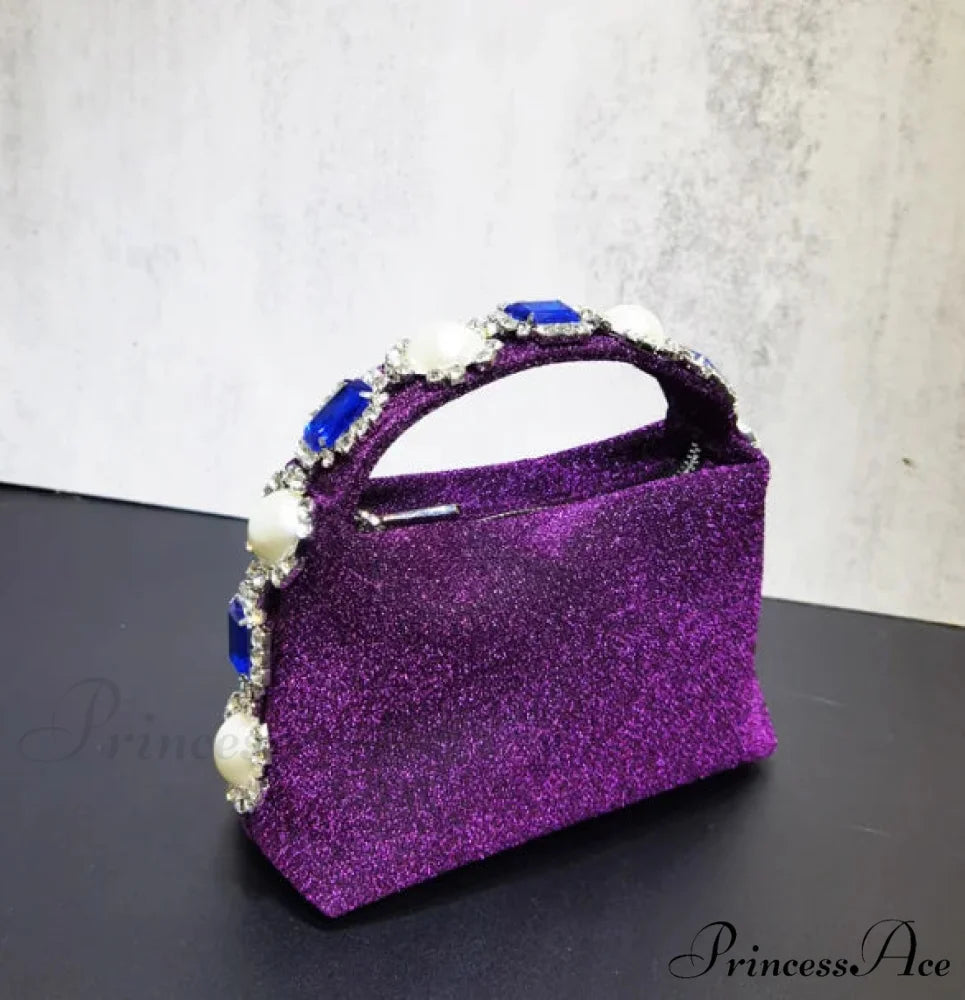 Rocks Silk Mobile Purse Wristlet purple 2 wristlet-250126