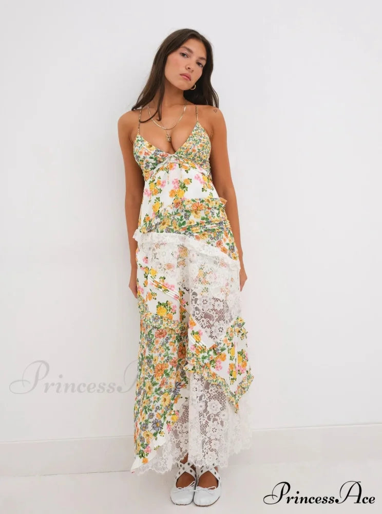 Rosalyn Elegant Maxi Dress XS / Green