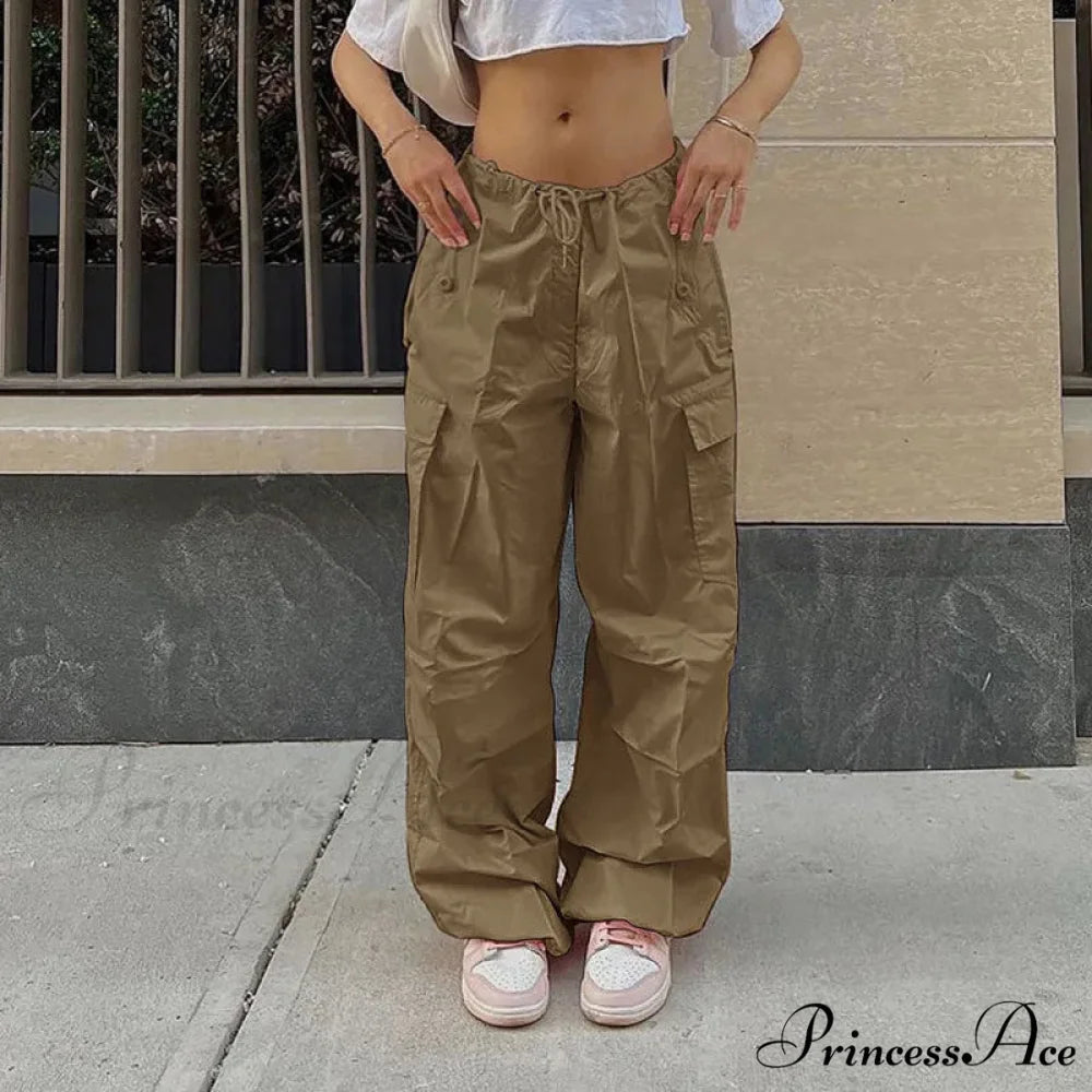 Rose Informal Runner Technology Short Waist Cargo Pant khaki / L pant-250223