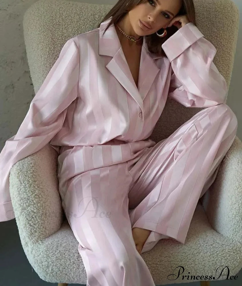 Rose Print Collar Full Trousers Workplace Two Piece Set officetwopieceset-250223