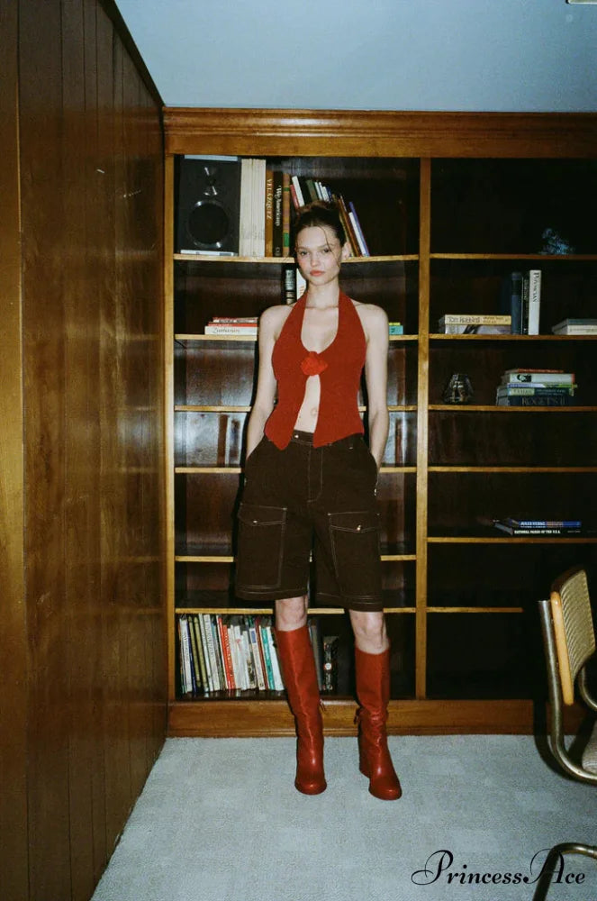 Rose Top Stylish | Red 8 Days / 4 / S / Red