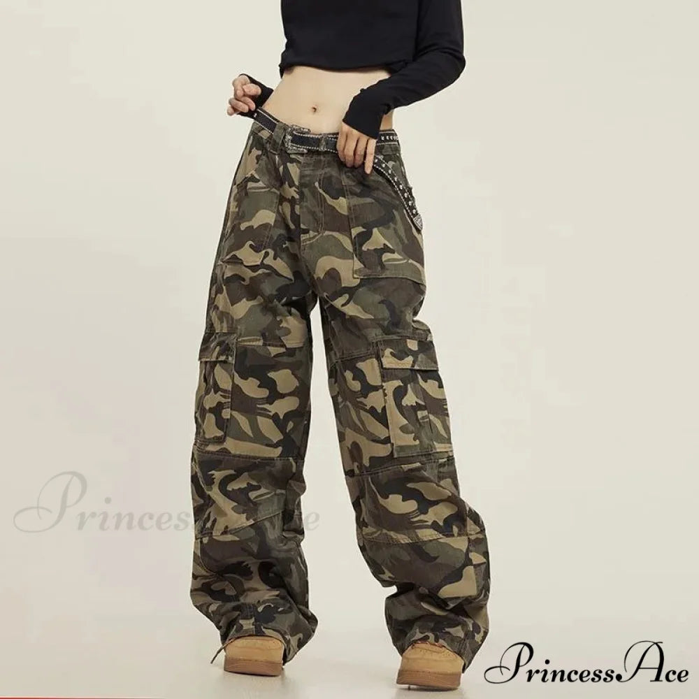 Rough Camo Cargo Millennium Pants pants-241228