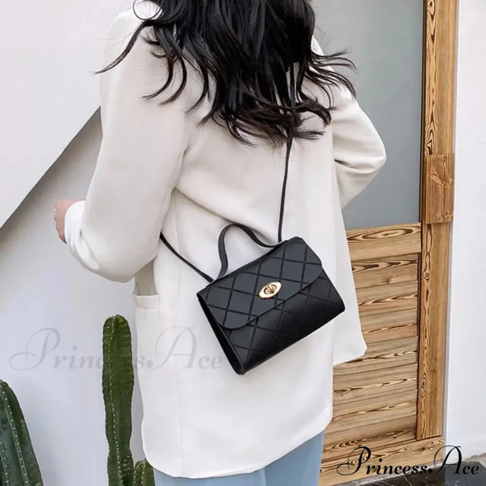 Rough Long Strap Imitation Leather Crossbody Wallet Handbag handbag-250126