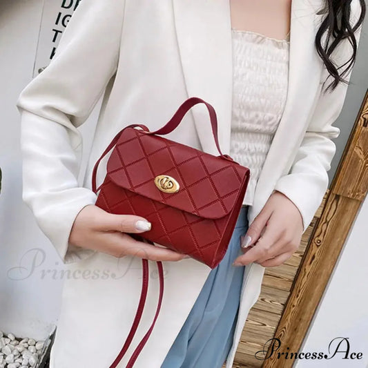 Rough Long Strap Imitation Leather Crossbody Wallet Handbag handbag-250126