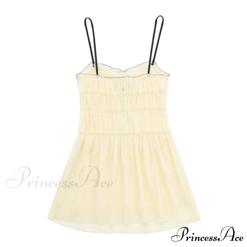 Ruched Cami Stylish Mini Dress