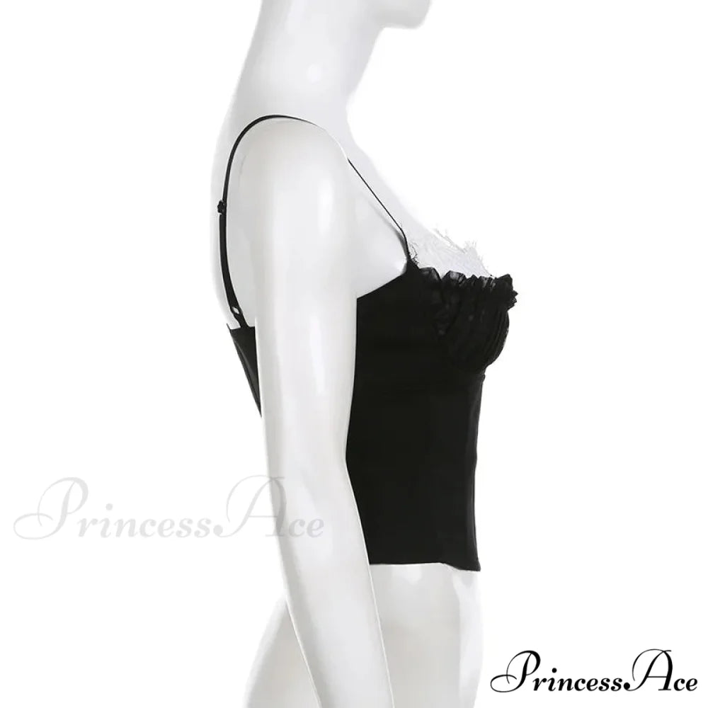 Ruched Patchwork Stylish Bustier Top