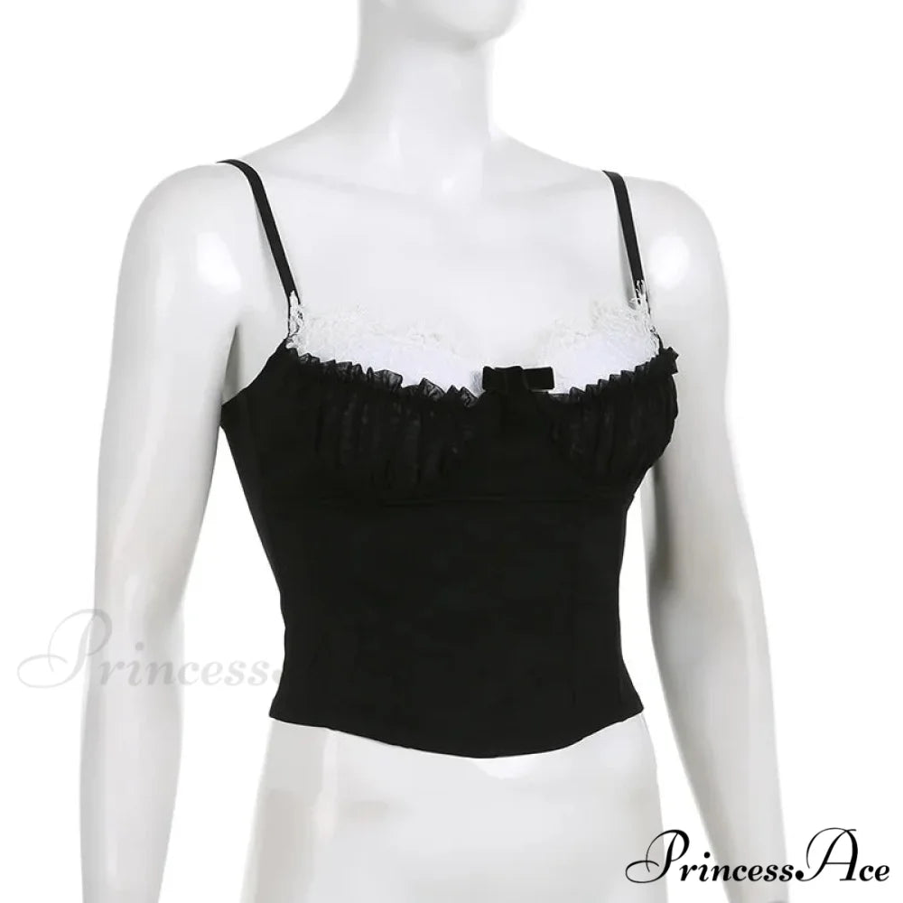 Ruched Patchwork Stylish Bustier Top
