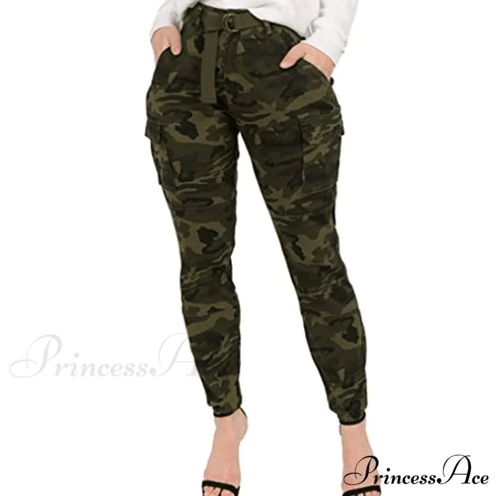 Running Walking Breathable Pants Dark Green / S