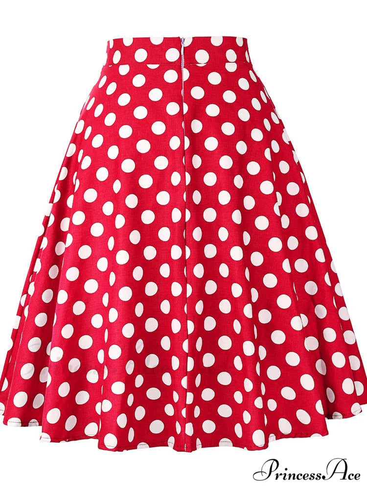 Runway Vintage Rockabilly Midi Skirt