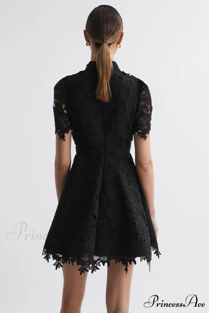 Samira Lace Graceful Mini Dress