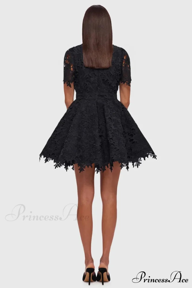 Samira Lace Graceful Mini Dress