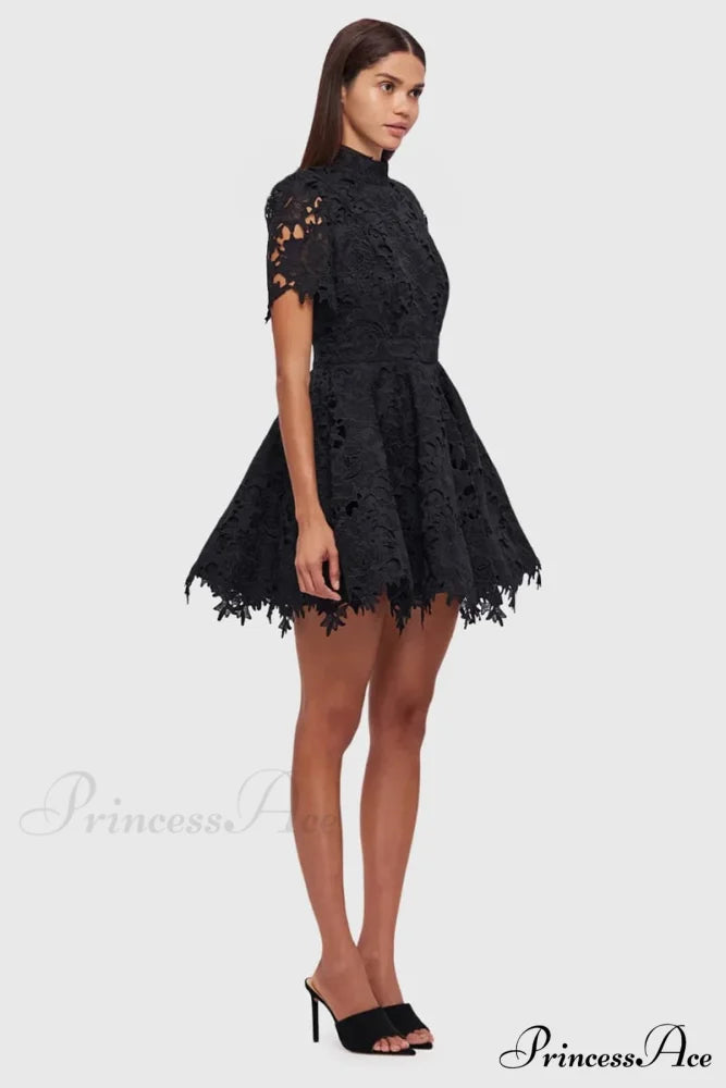 Samira Lace Graceful Mini Dress