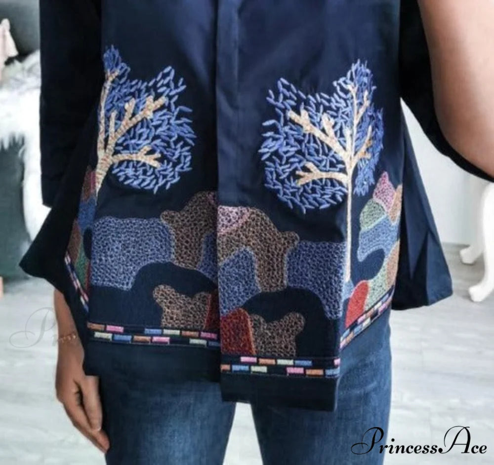 Sana Embroidered Shirt