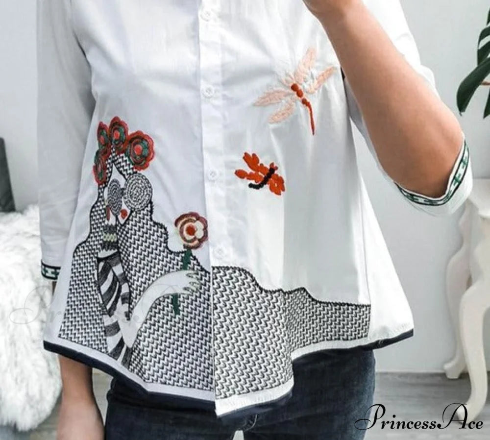 Sana Embroidered Shirt