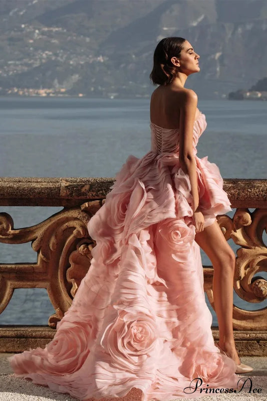 Sarah High-Low Graceful Maxi Dress