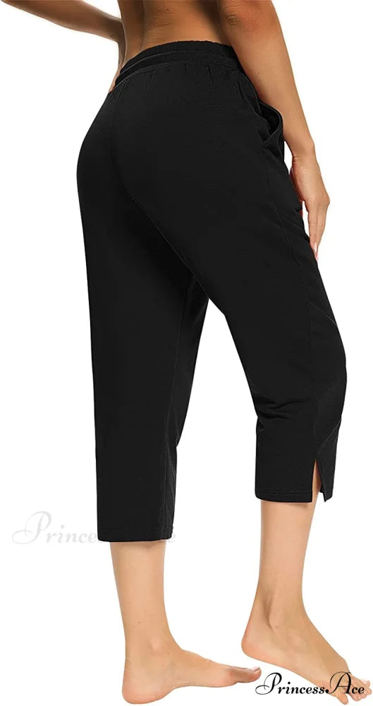 Sarin Mathews Womens Loose Capri Yoga Pants
