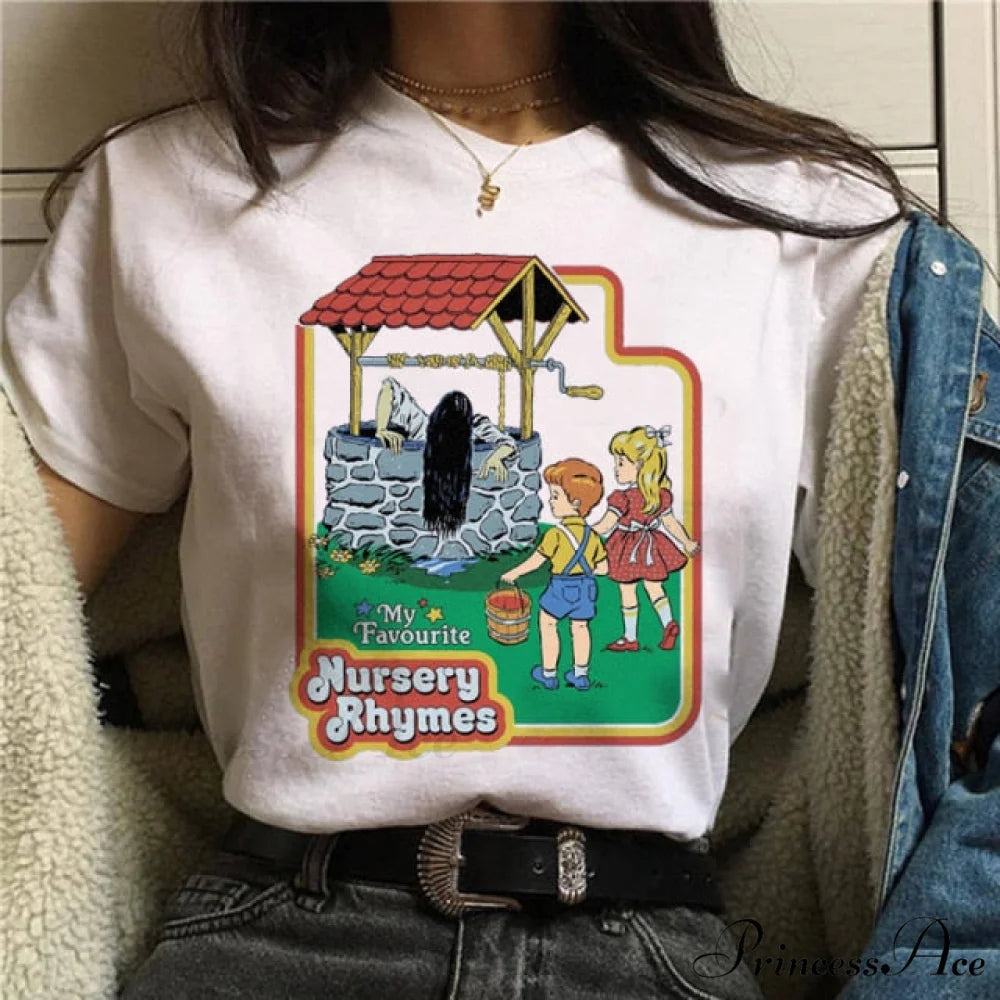 Satan Horror Demon Death Scary Devil Funny T-shirt green / S