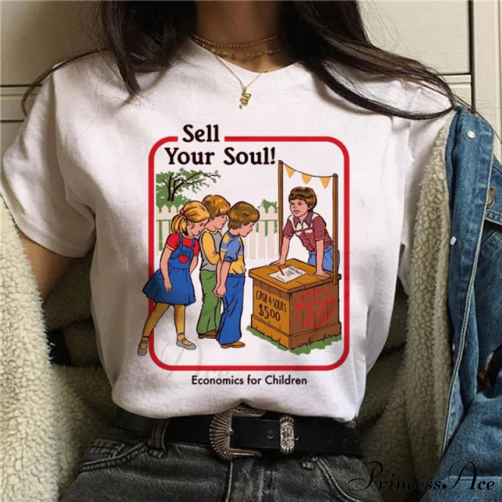 Satan Horror Demon Death Scary Devil Funny T-shirt orange 1 / S