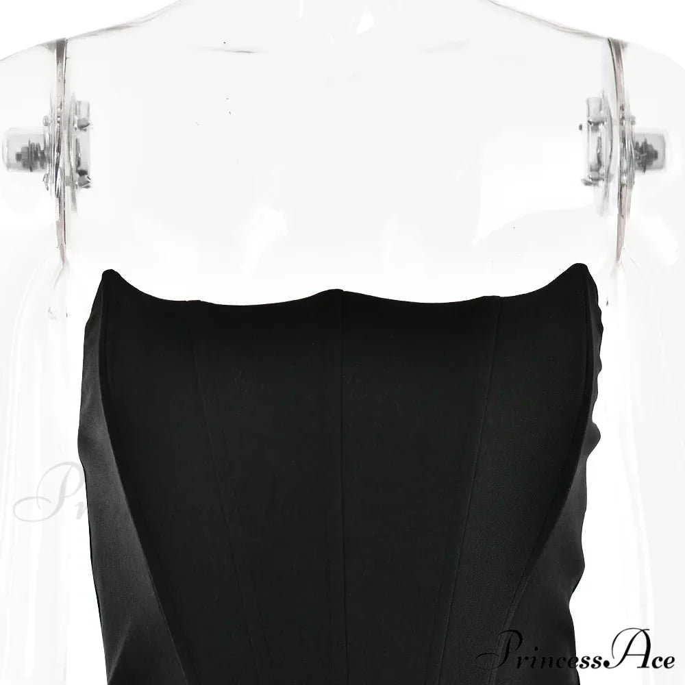 Satin Corset Stylish Maxi Dress