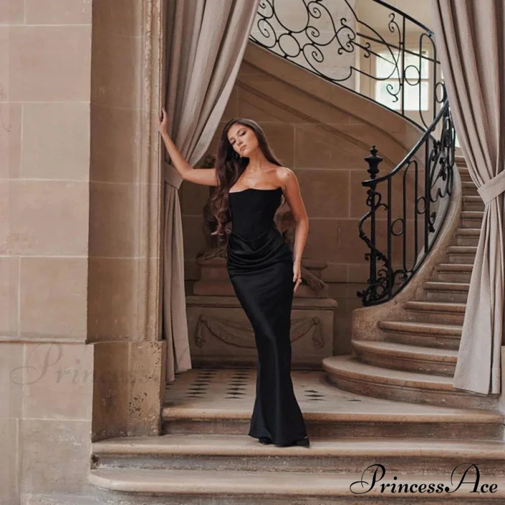 Satin Corset Stylish Maxi Dress