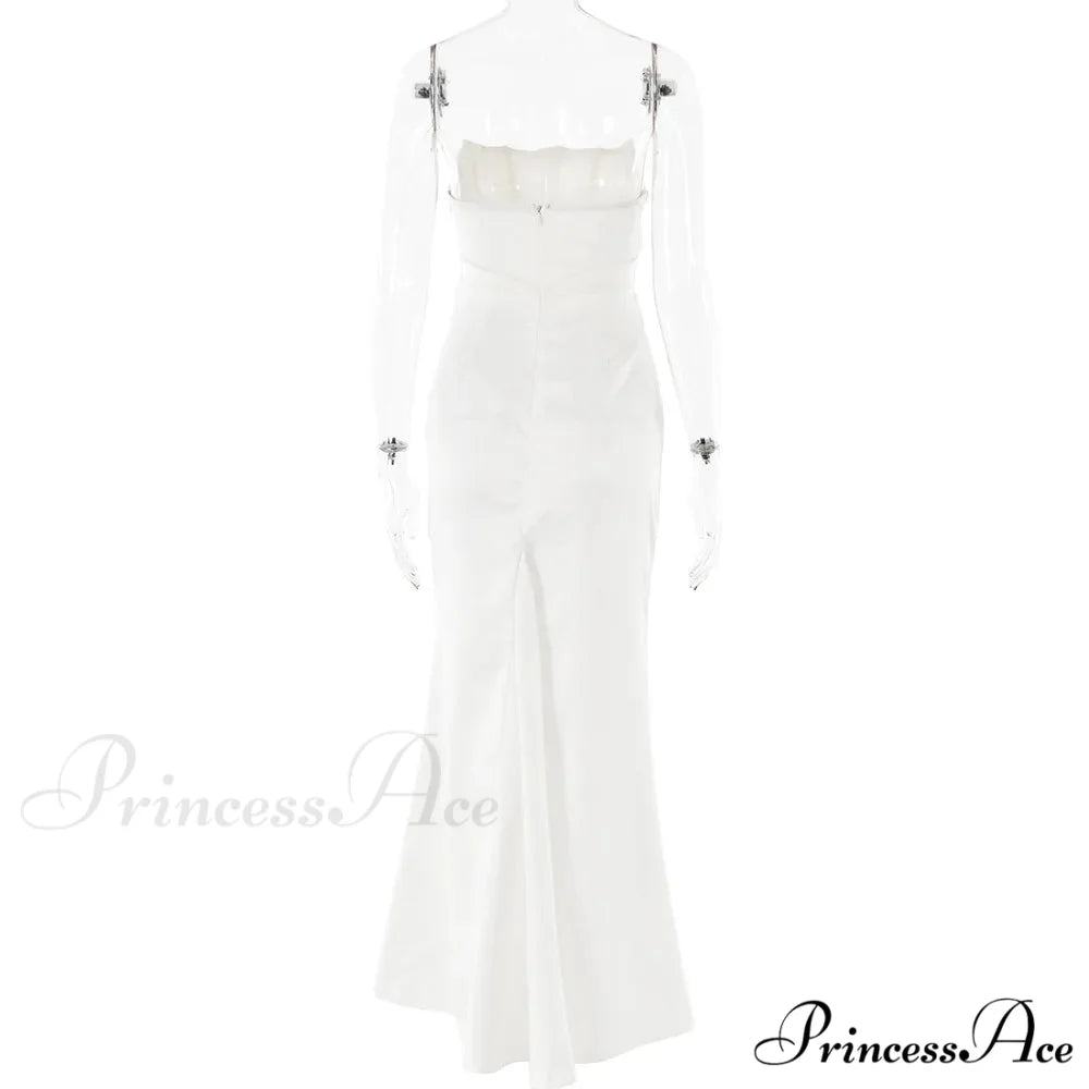 Satin Corset Stylish Maxi Dress