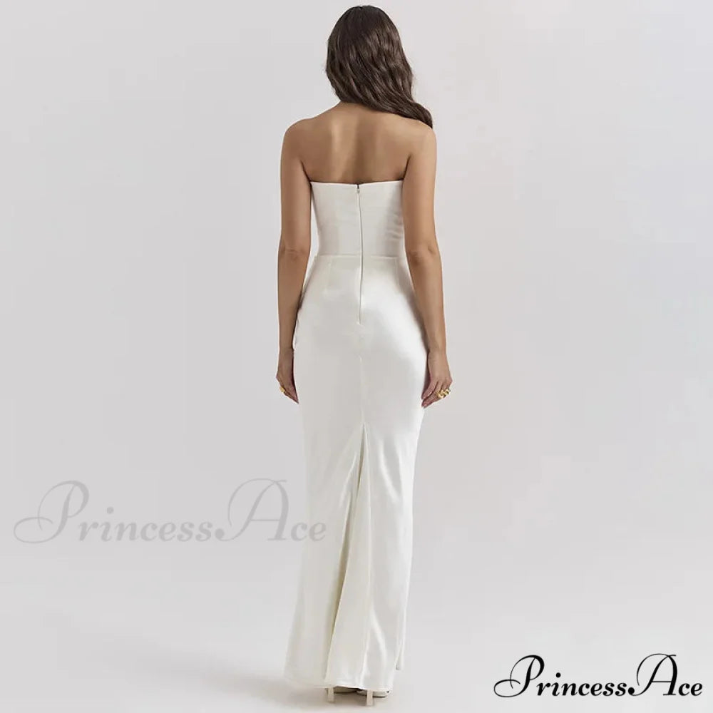 Satin Corset Stylish Maxi Dress