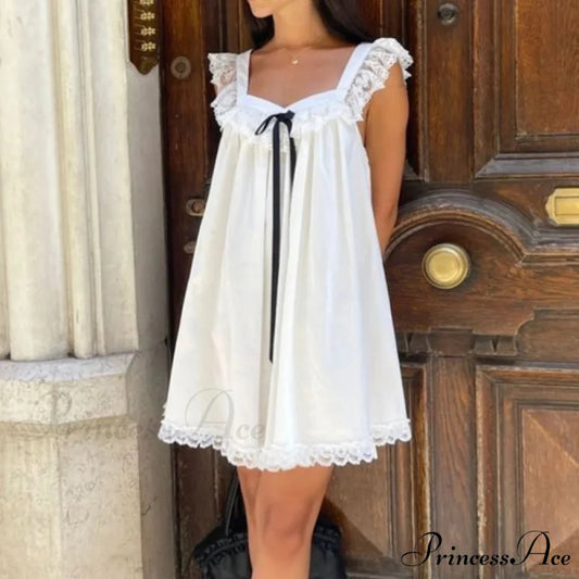 Satin Knot Infant Mini Dress minidress-250223