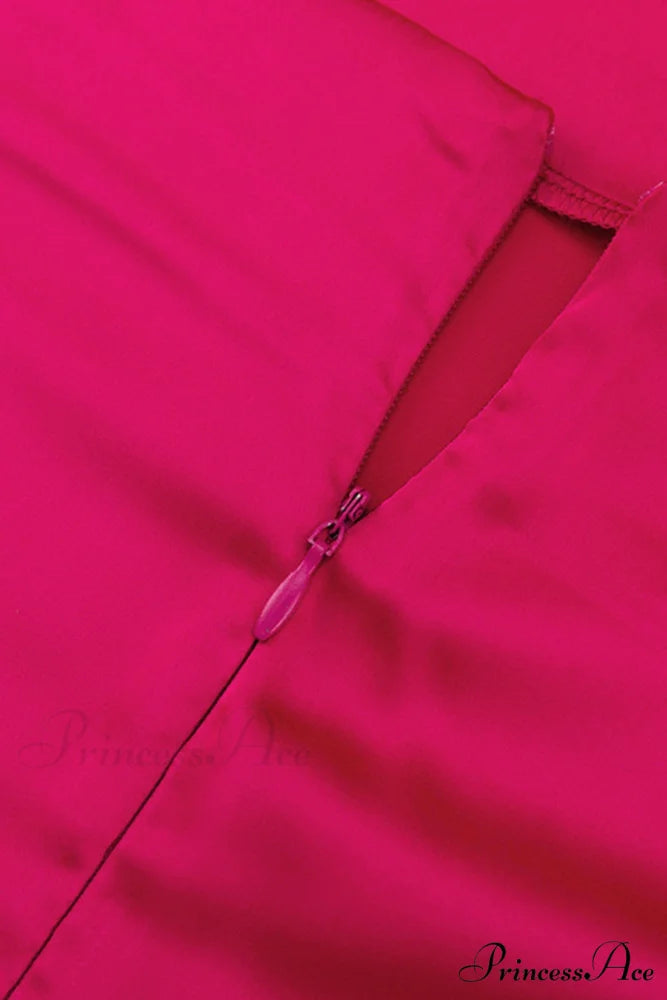 Satin Tie-back Criss-cross Cami Dress with Rose Pattern