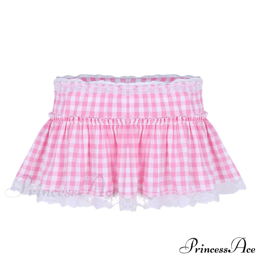 Schoolgirls Cocktail Party Clubwear Sexy Skirts Pink / XS