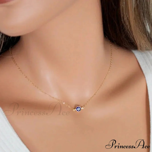 Sea Blue Pendant Necklace