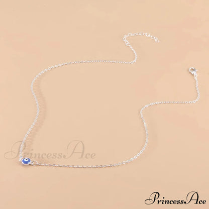 Sea Blue Pendant Necklace