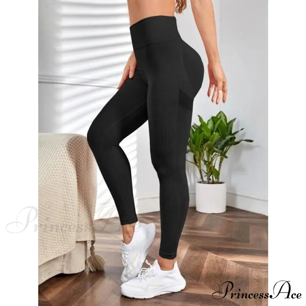 Seamless Elastic Butt Lifting Yoga Tights Legging