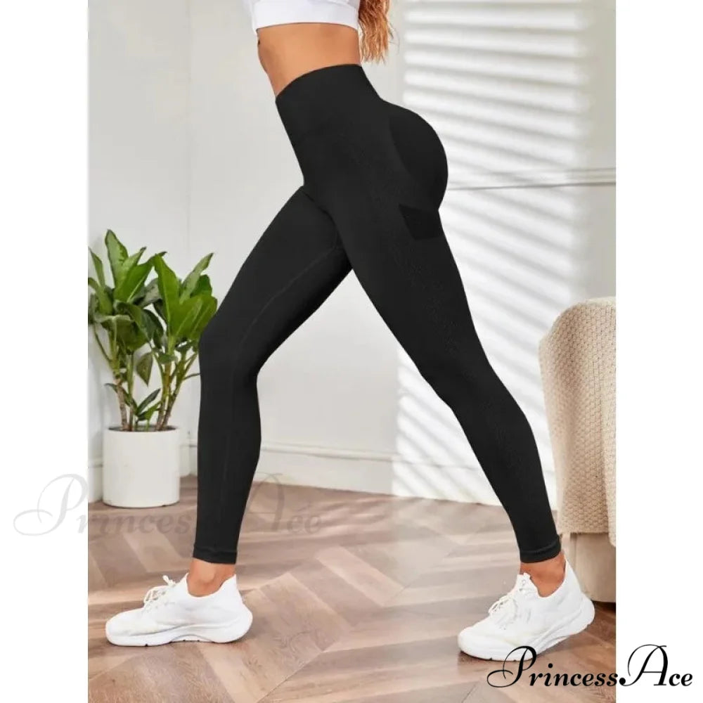 Seamless Elastic Butt Lifting Yoga Tights Legging