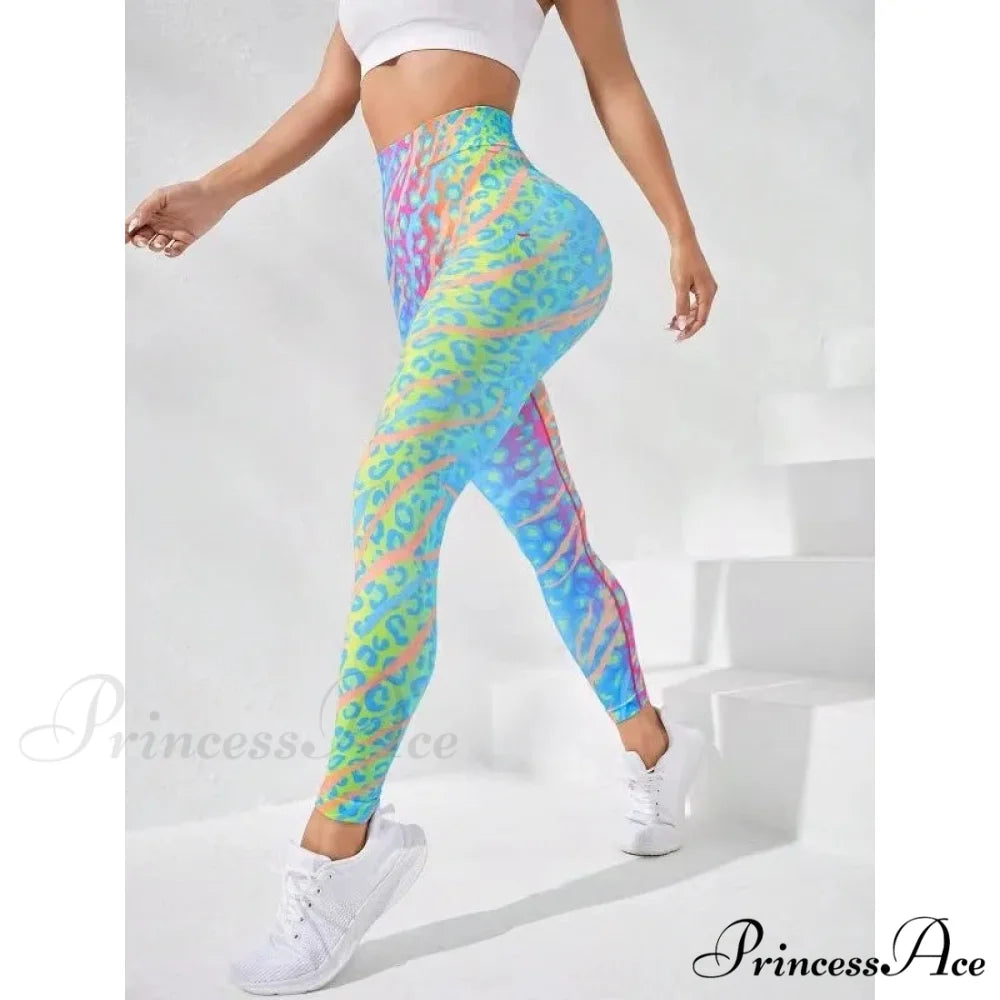 Seamless Tie Dye High Waist Butt Lift Yoga Legging
