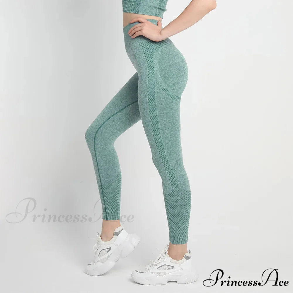 Seamless Workout Legging Dark green / S